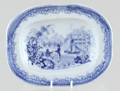 Toy Meat Dish or Platter c1868